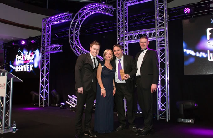 Ascot Structures win ‘Best Temporary Structure’ at the Festival Supplier Awards 2016
