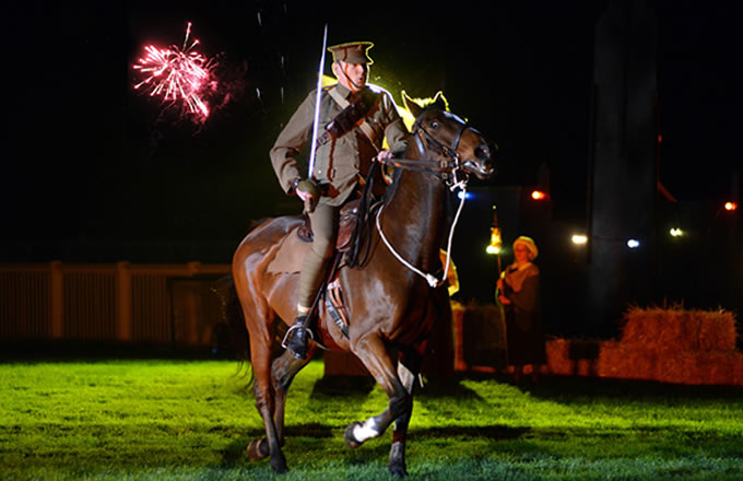 How we staged ‘Warhorse’ as a fireworks display for the first time